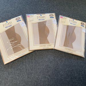 NEW: 3 Pairs Made in Japan Pantyhose Tights Great Quality Skin Color